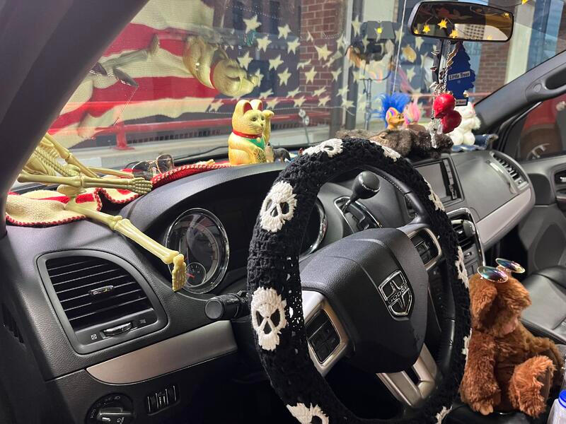 van interior - dashboard angle