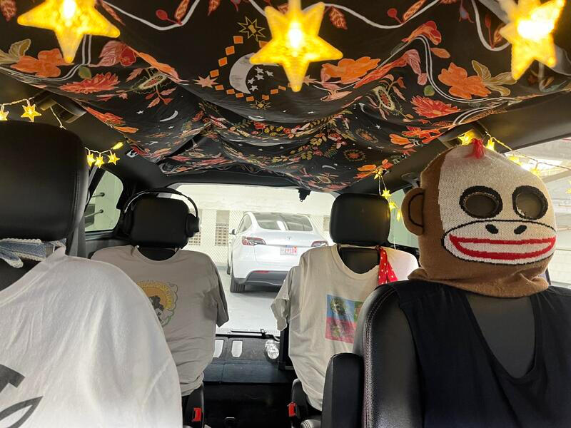 van interior - from the front