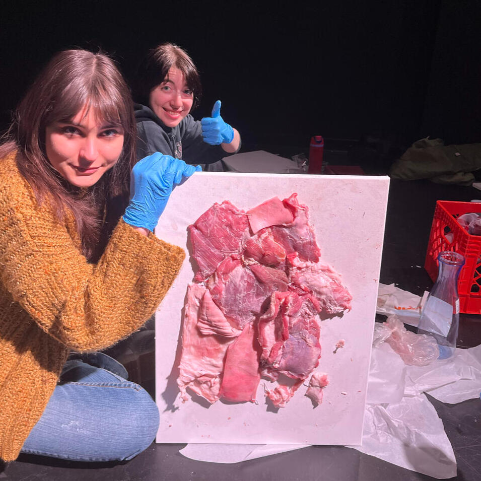 me with finished skin canvas